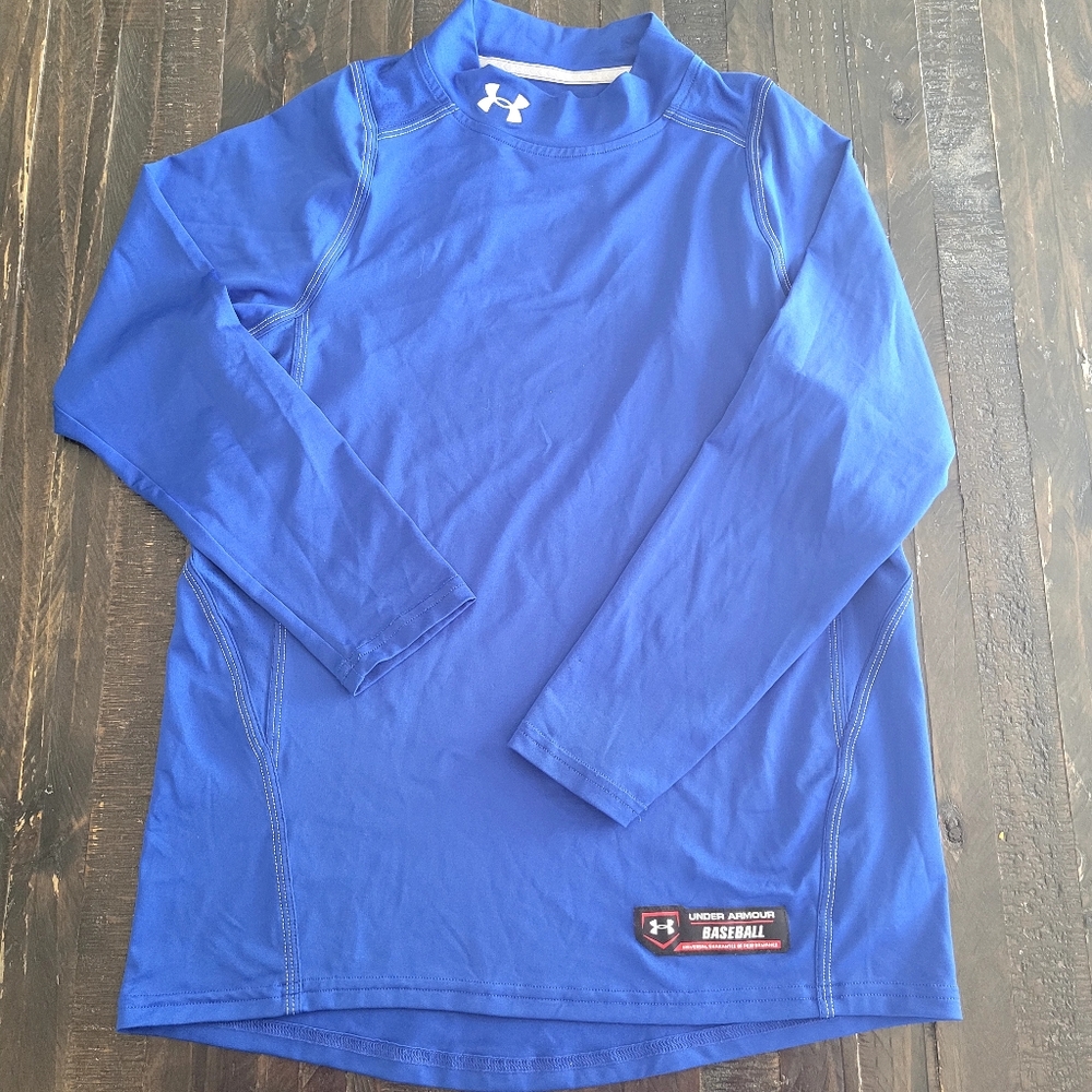 Under Armour HeatGear Fitted Long Sleeve Boys Size YXL
